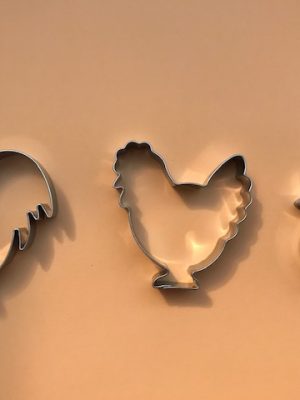 Ausstecher Huhn, Hahn, Küken