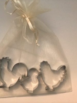 Backformen Hühnerfamilie im Geschenkbeutel