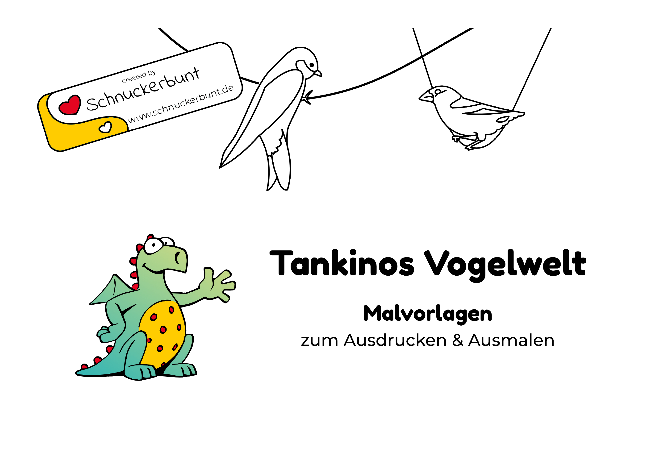 Malvorlagen Tankinos Vogelwelt